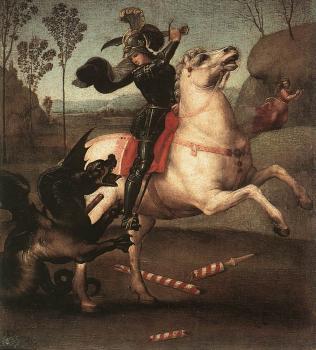拉斐爾 St George Fighting the Dragon 拉斐爾 St George Fighting the Dragon